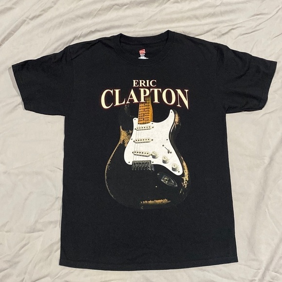 Hanes Other - Eric Clapton A Celebration of 50 Years of Music tour 2017 tshirt size medium